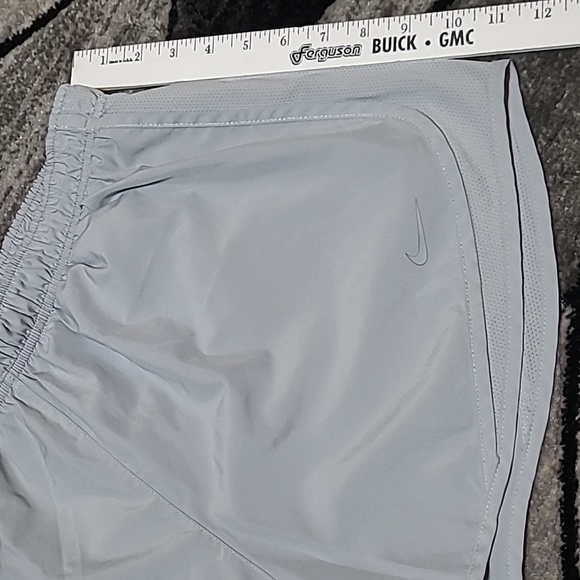 NIKE DRI-FIT SWOOSH LOGO LINED MESH ATHLETIC SHORTS - Picture 3 of 11